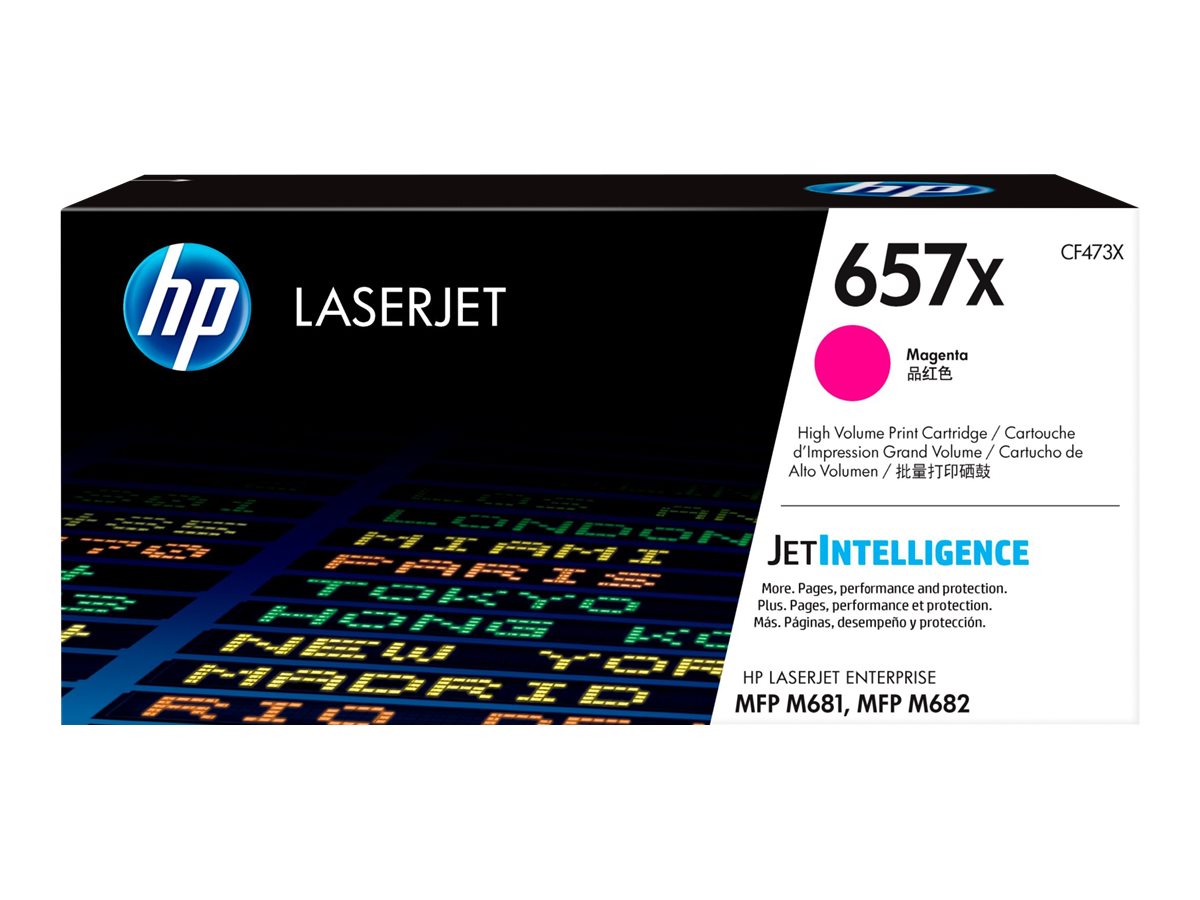 HP 657X original LaserJet Toner cartridge CF473X Magenta High Yield