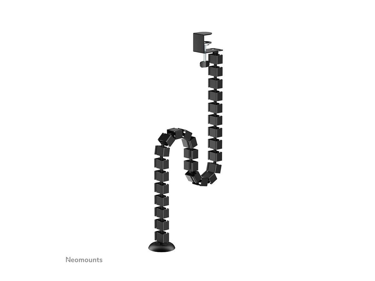 NEOMOUNTS Cable Spine Organizer for sit/stand desk frames clamp mounted black