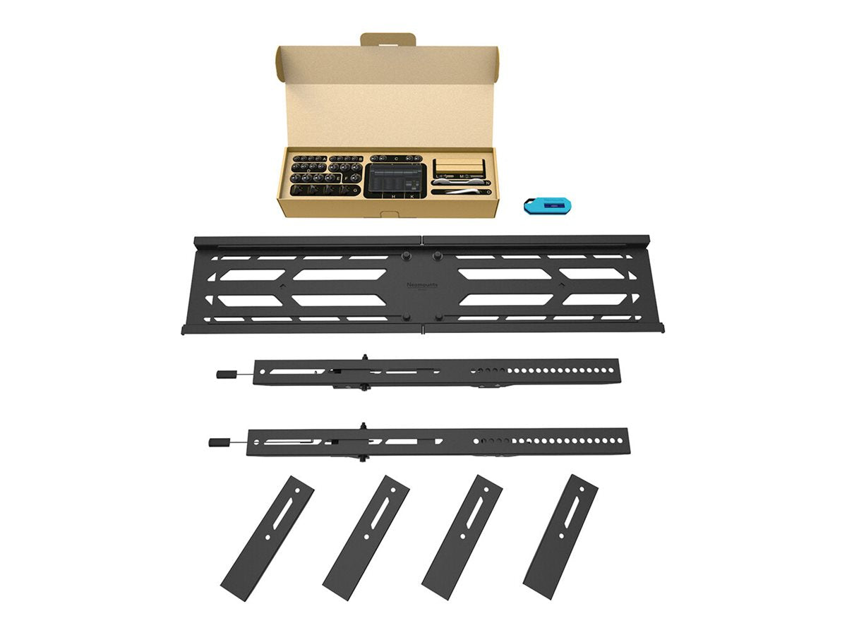 NEOMOUNTS WL30S-950BL19 Support mural fixe pour écran 55-110p - robuste - verrouillable - paysage et portrait