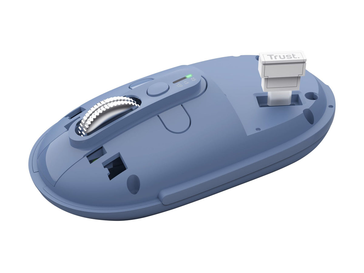 TRUST Souris sans fil SERON hyperscroll multi-connexion rechargeable noir