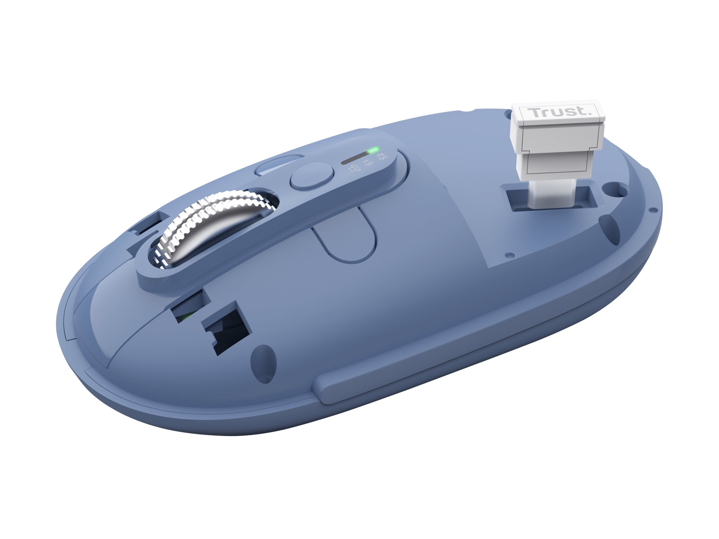 TRUST Souris sans fil SERON hyperscroll multi-connexion rechargeable noir