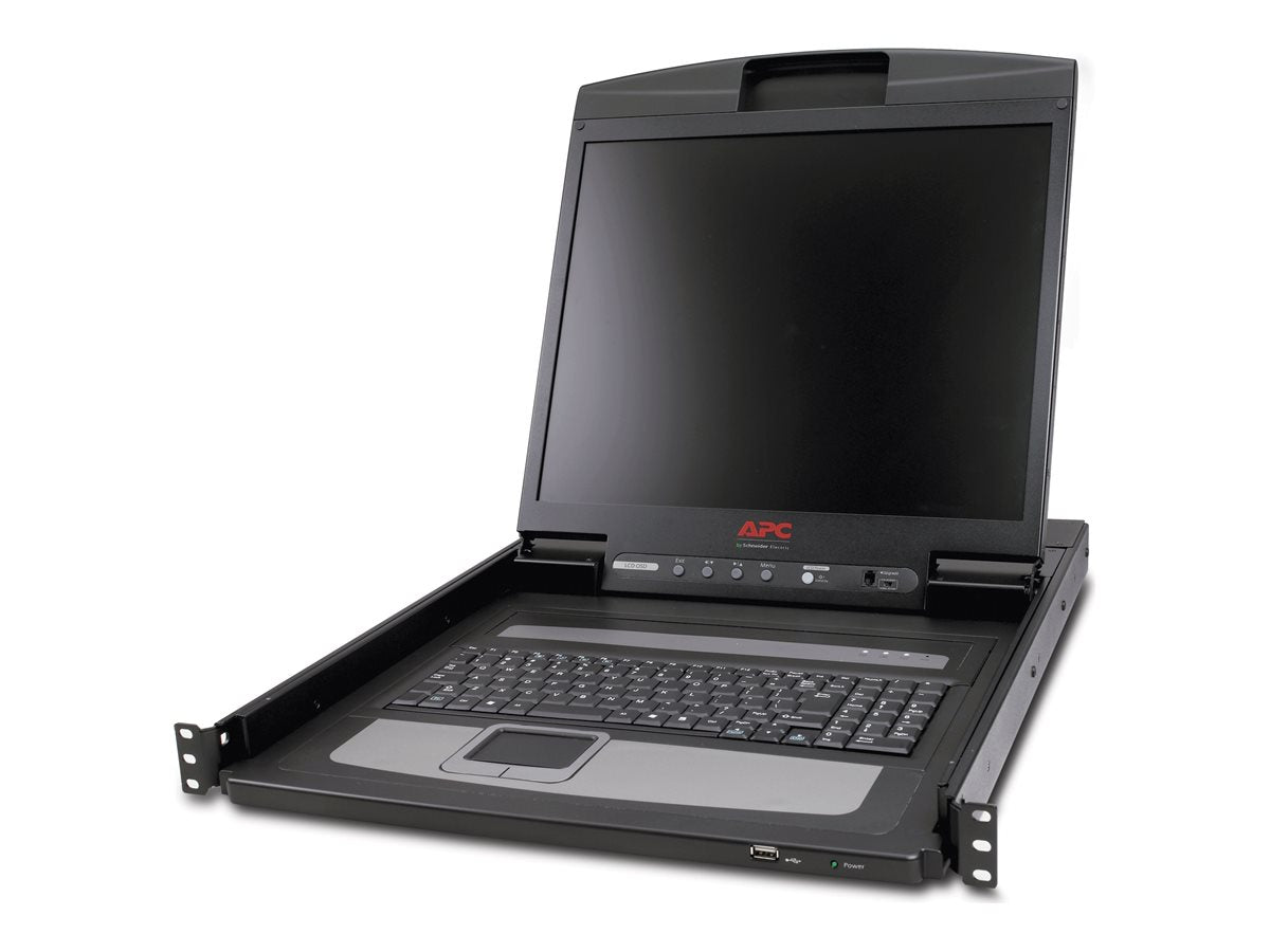 APC LCD Console KVM console 19inch rack-mountable 1280 x 1024 VGA Black 1U