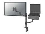 NEOMOUNTS DS20-425BL2 Support décran à fixer avec support pour ordinateur portable 17-27p - économie despace