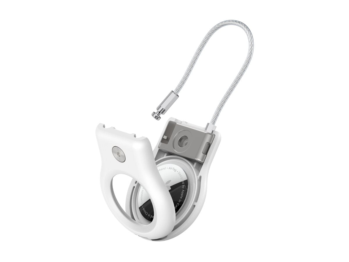 BELKIN Secure Holder with Wire Cable for AirTag White