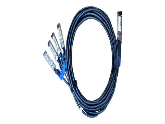 QNAP QSFP28 100GbE break out four SFP28 25GbE twinaxial direct attach cable 1.5M