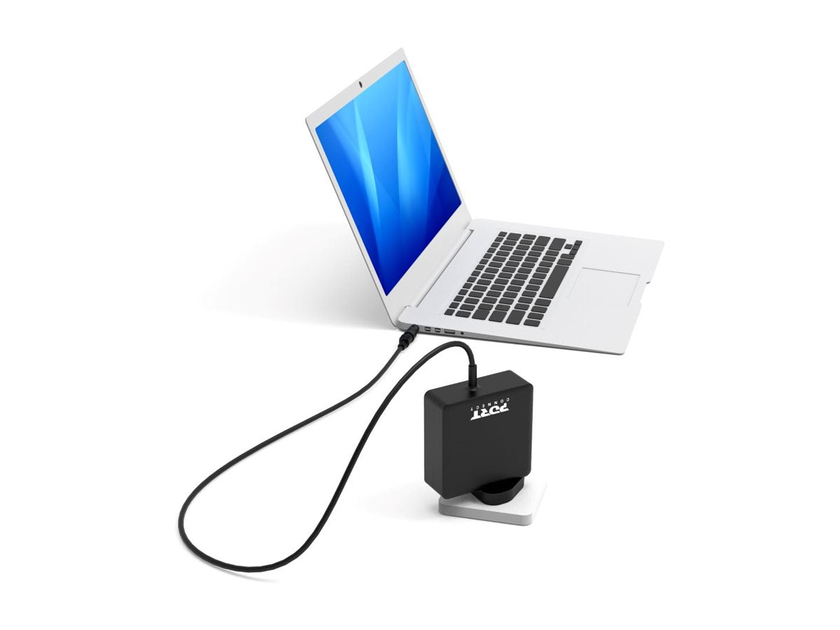 PORT DESIGNS Universal Power Adapter For Notebooks Up To 65W UK Plug 9 Universal Detachable Tips