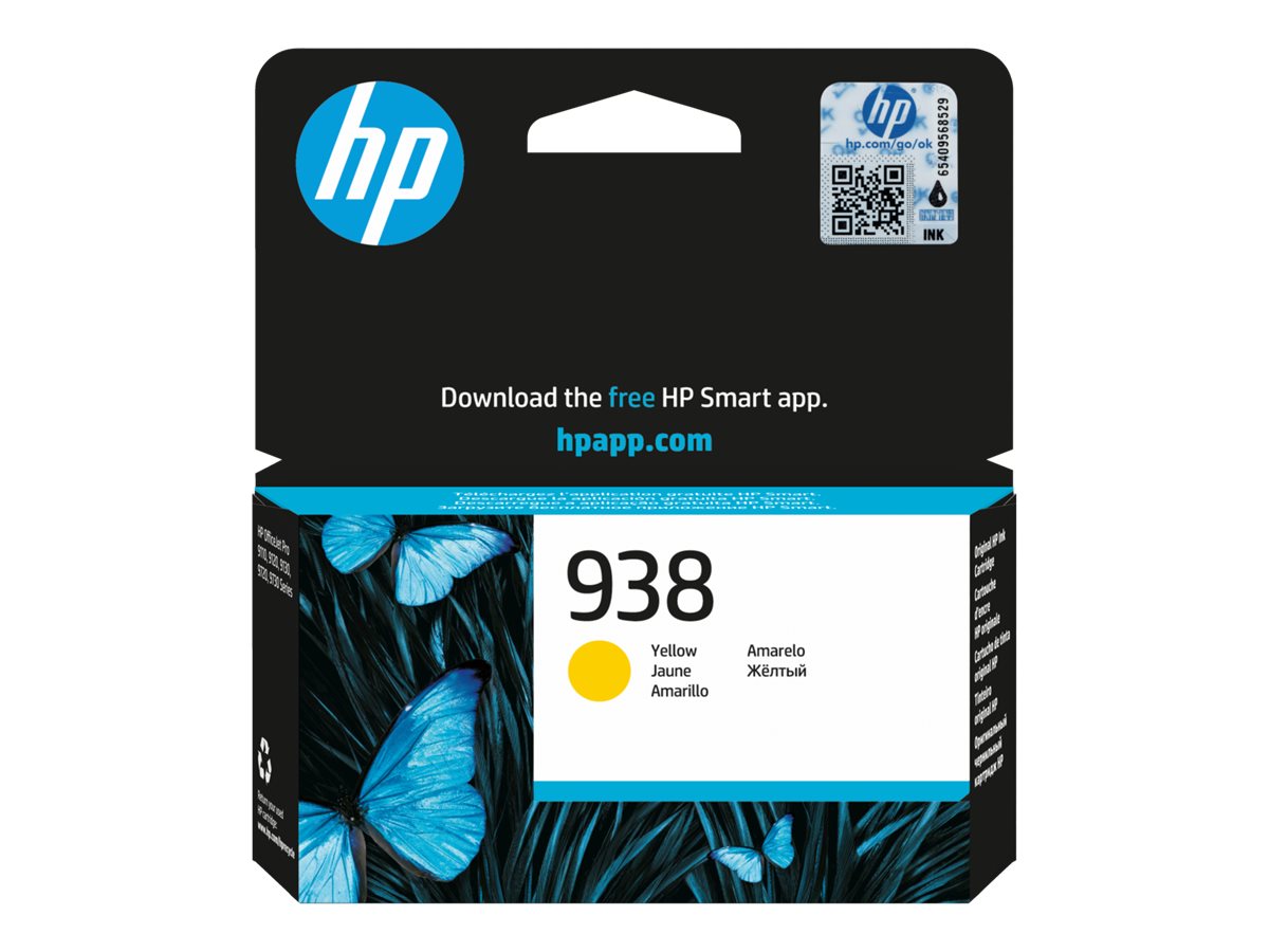 HP 938 Yellow Original Ink Cartridge