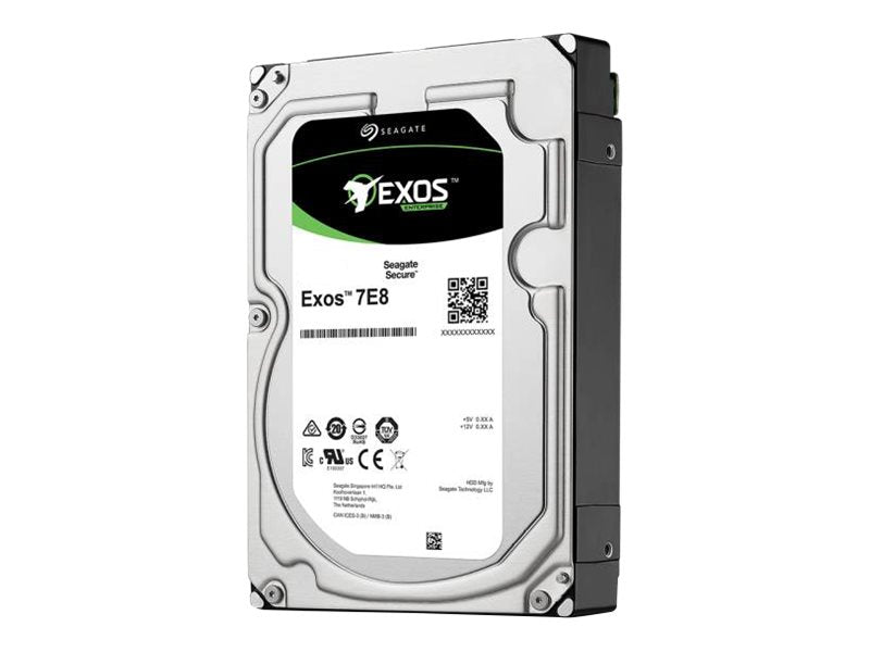 SEAGATE EXOS 7E8 Enterprise Capacity 8To HDD 7200rpm SATA 12Go/s 256Mo cache 3.5p 24x7 512Native Secure BLK