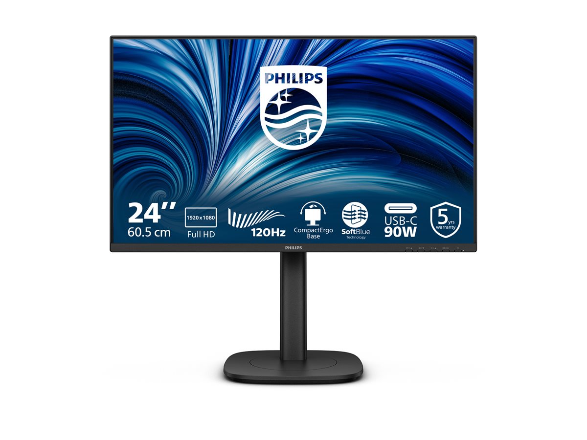 PHILIPS 24B2U3301/00 23.8p IPS FHD 60Hz 300cd/m2 4ms HDMI 1.4 DP 1.4 USB-C USB-Ax4 RJ45 Speakers pivot