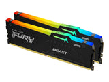 KINGSTON 64Go 6000MT/s DDR5 CL30 DIMM Kit of 2 FURY Beast RGB EXPO