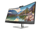 HP Écran de conférence incurvé E34m G4 avec webcam 5Mpx 34p WQHD 3440x1440 HDMI USB-C USB hub DisplayPort