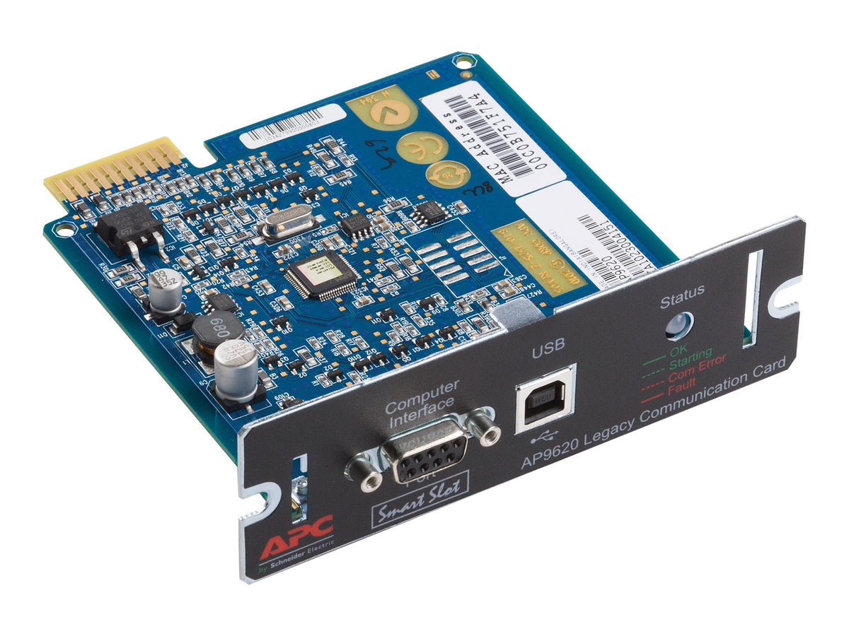 APC Legacy Communications SmartSlot Card Remote management adapter SmartSlot USB serial Black