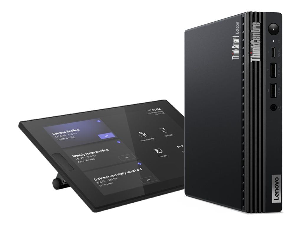 LENOVO ThinkSmart - Tiny - Kit de vidéo-conférence  - i3-13100T - 16GB RAM - 256Go SSD - 1YR Premier Support - Smart Collaboration