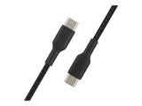 BELKIN BOOST CHARGE USB-C to USB-C 2.0 Cable Braided 1M Black