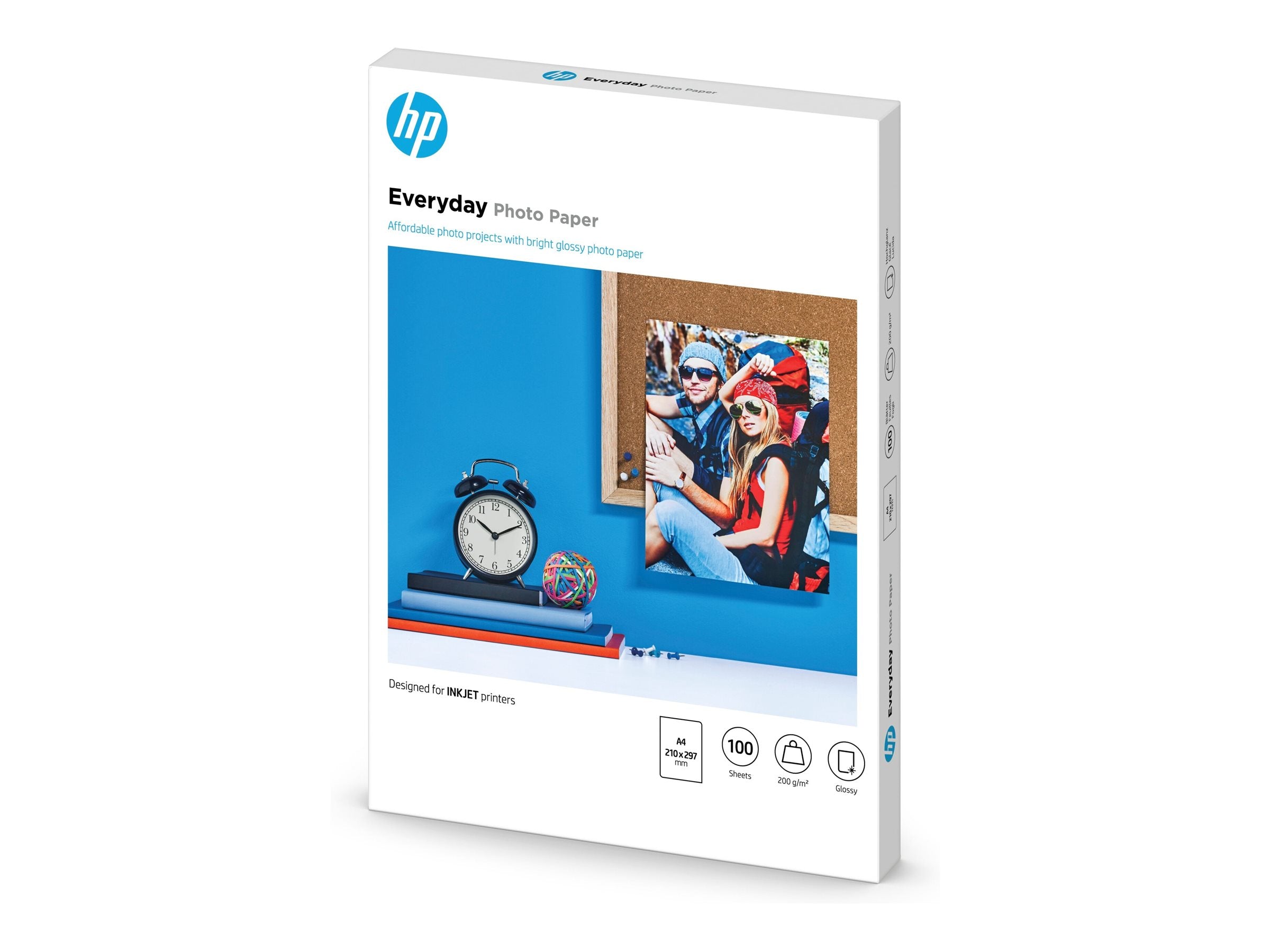 HP original Q2510A Semi-glossy photo paper Ink cartridge 200g/m2 A4 100 sheets 1-pack