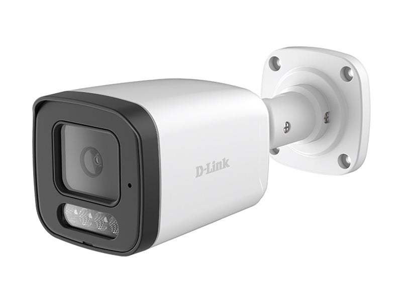 D-LINK Caméra bullet Extérieure 2MP H265 Capteur CMOS 2MP 1/3p Vision nocturne IR intelligent jusquà 30m Détection de mouvement