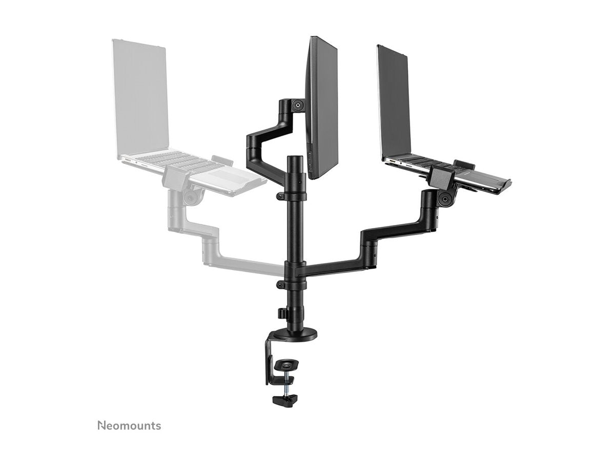 NEOMOUNTS DS20-425BL2 Support décran à fixer avec support pour ordinateur portable 17-27p - économie despace