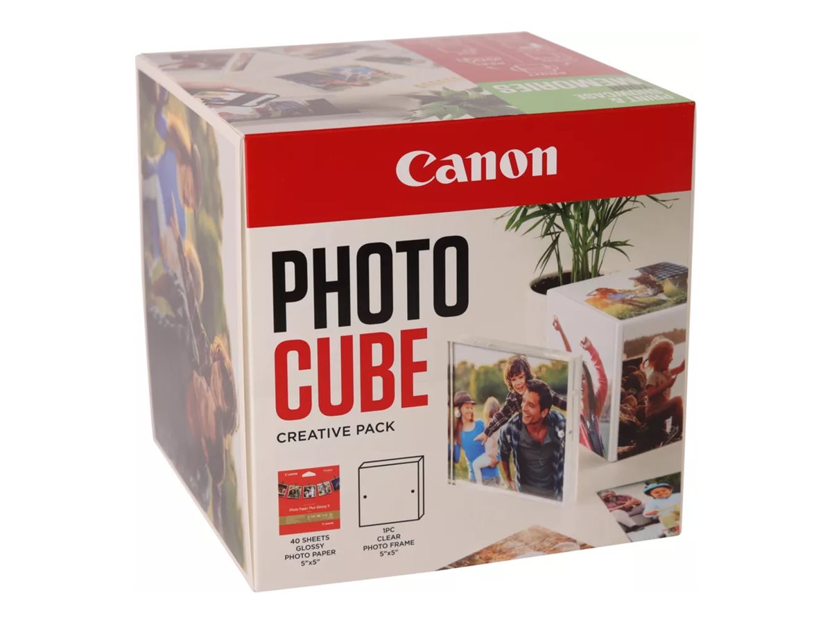 CANON pp-201 Ink Cartridge 5x5 Photo Cube Creative Pack White Green
