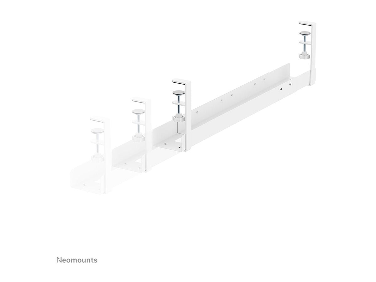 NEOMOUNTS Cable Management Tray max 5kg. clamp-on design universal white