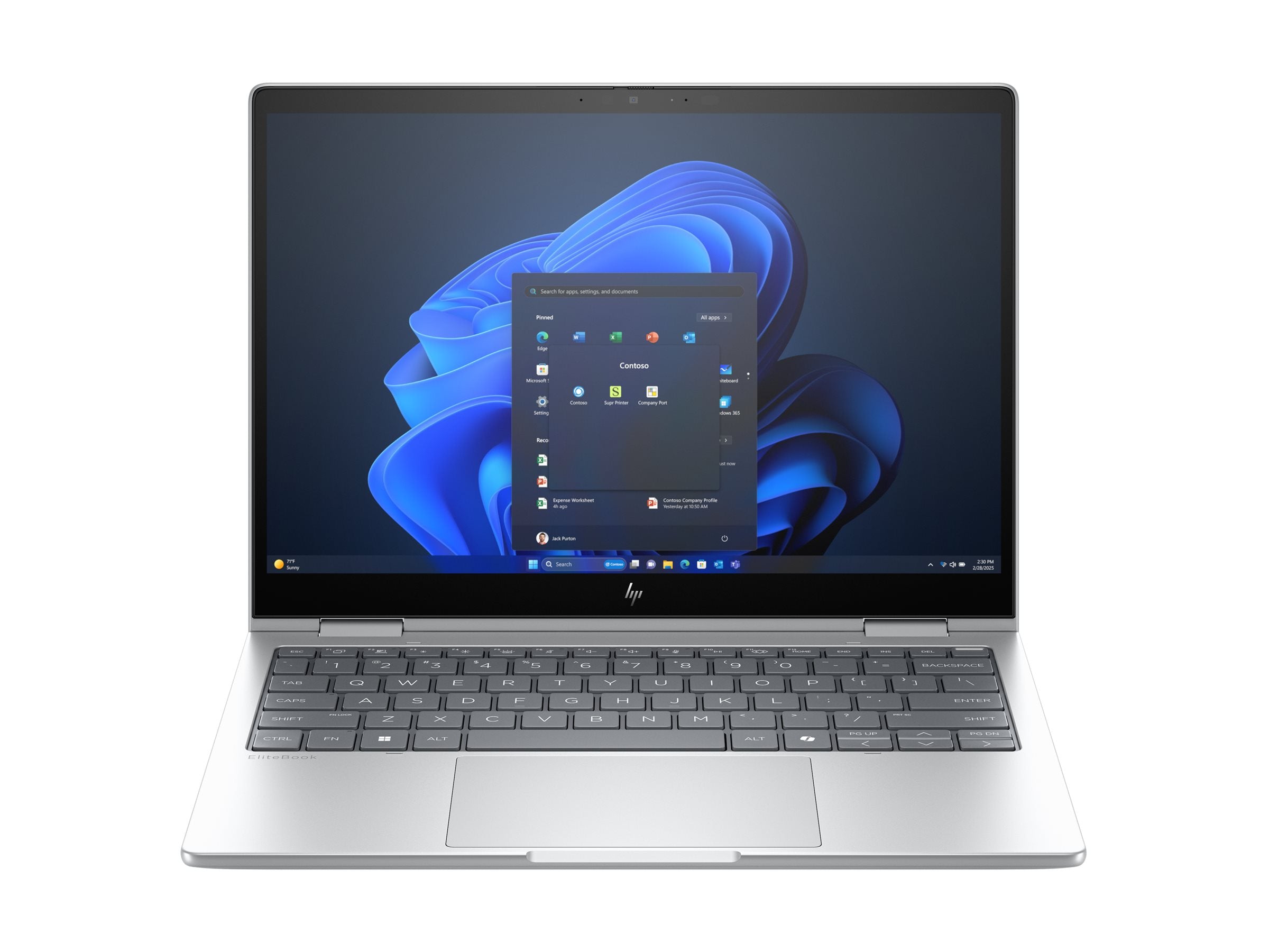 HP EliteBook 8 G1i Flip IA Nouvelle génération Intel Core Ultra 5 225U 13.3p WUXGA 16Go 512Go SSD UMA W11P Copilot + PC 3/3/0