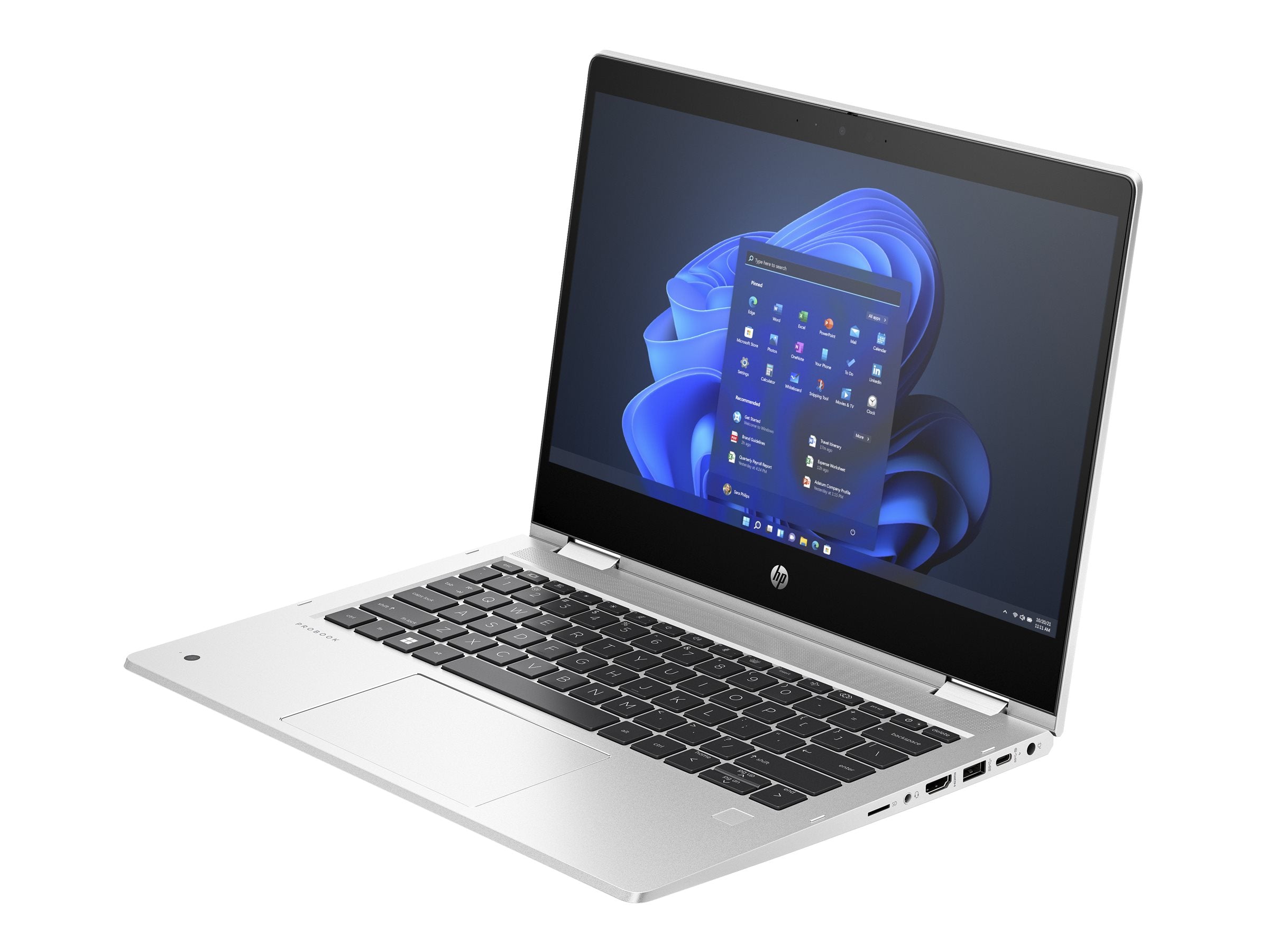 HP Pro x360 435 G10 AMD Ryzen 5 7530U 13.3p FHD BV LED UWVA TS 8Go DDR4 256Go SSD ax6G+BT 3C W11P 1/1/0