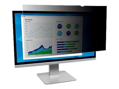 3M Black Privacy Filter for 25p Full Screen Monitors 16:10 - Bordless