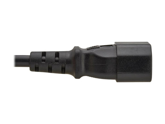EATON TRIPPLITE PDU Power Cord C13 to C14 - 10A 250V H05VV-F 2M Black
