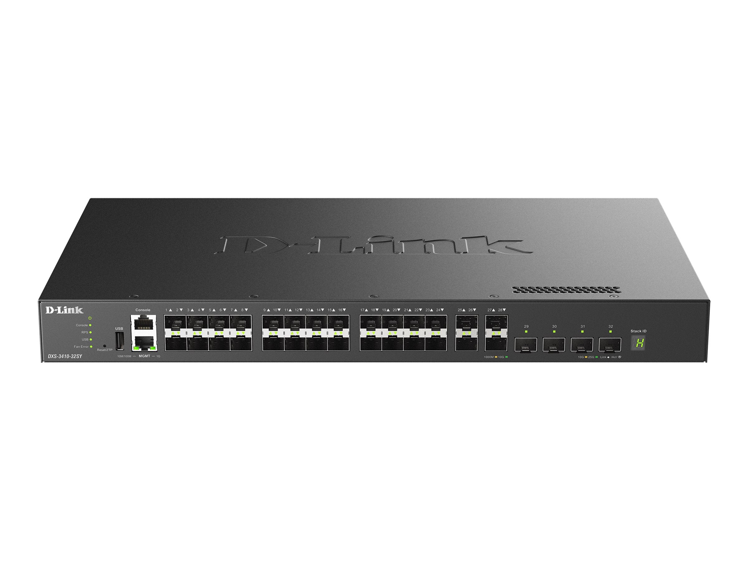 D-LINK DXS-3410-32SY/E 10G Layer 3 Stackable Managed Switch 28 x 10G SFP+ 4x 10/25G SFP28