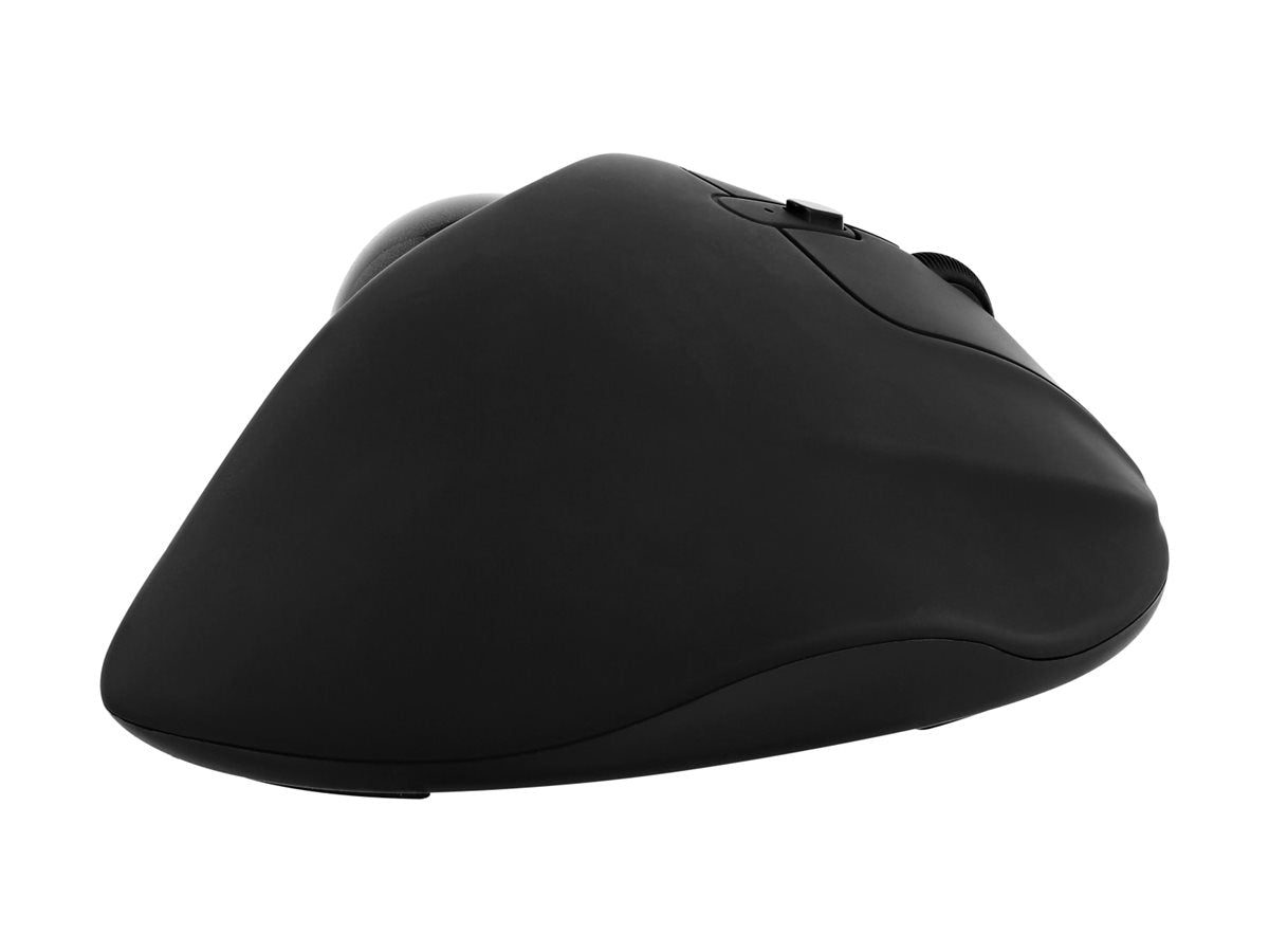 TNB ERGO DUAL CONNECT rechargeable ergonomic trackball mouse black