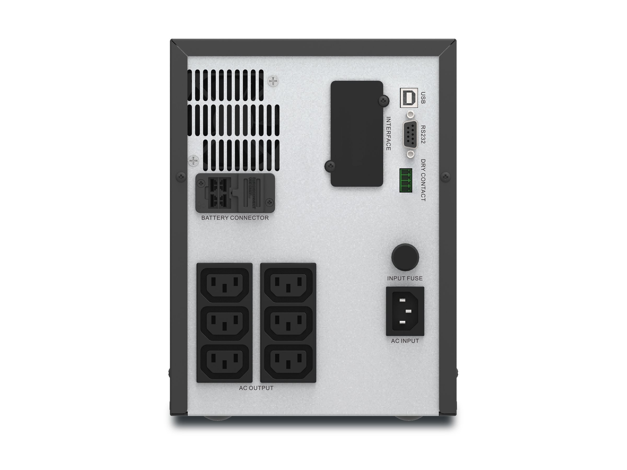 APC Easy UPS SMV SMV2000CAI UPS AC 220/230/240V 1400Watt 2000VA 7Ah USB RS-232 output connectors 6