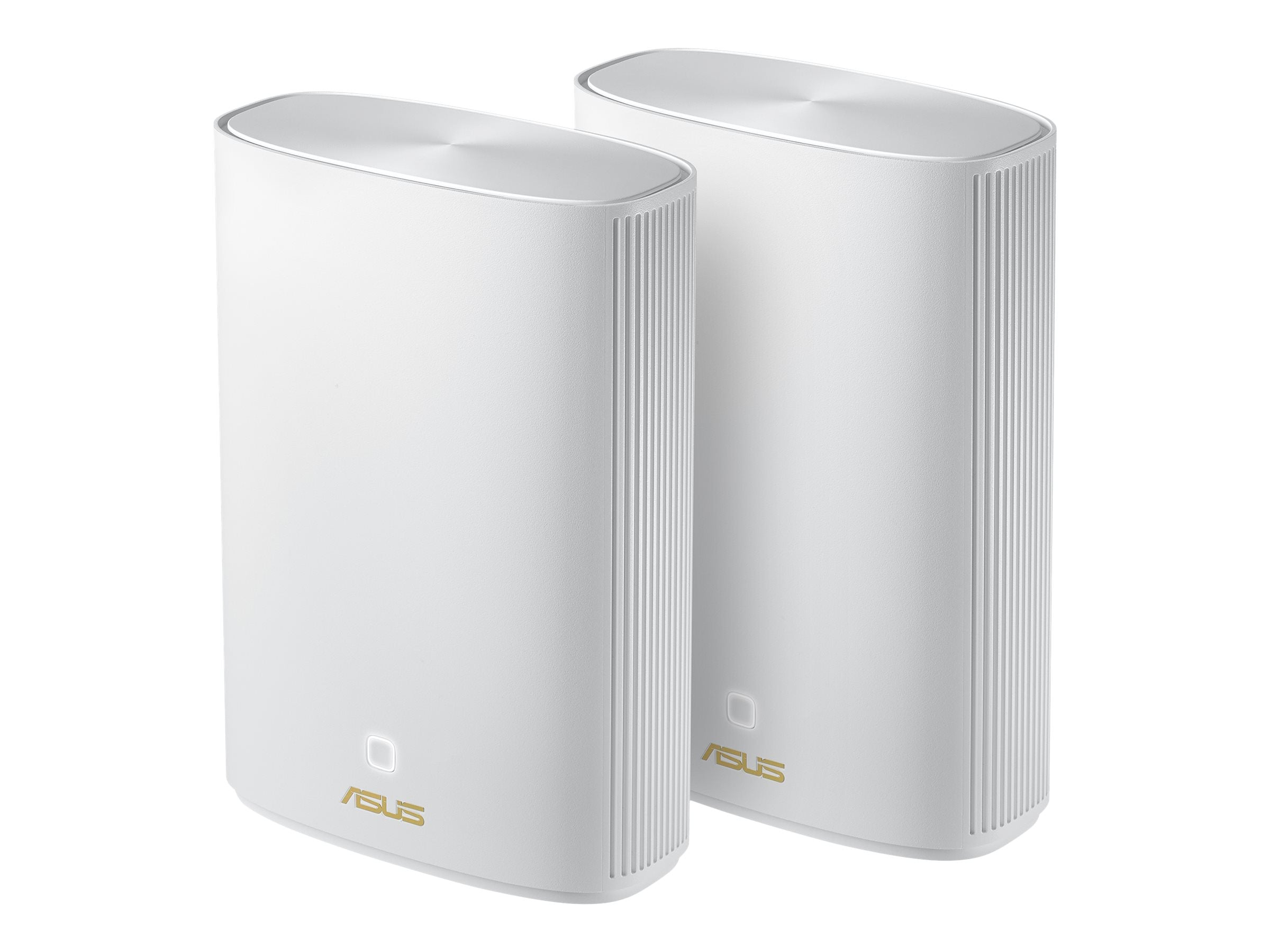 ASUS ZenWiFi AX Hybrid XP4 Mesh AX1800 Dual Band WiFi 6 with AV1300 HomePlug AV2 MIMO White 2-pack