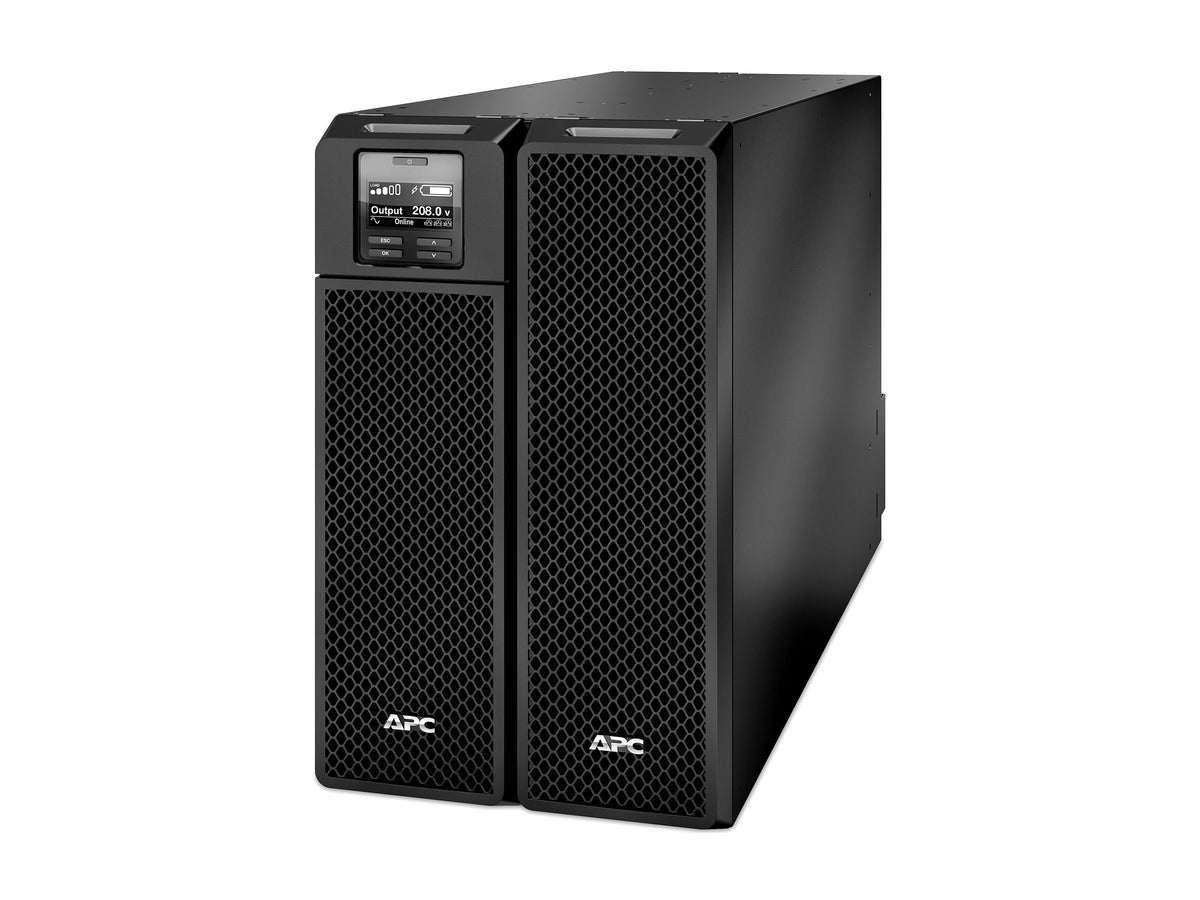 APC Smart-UPS On-Line 10000VA UPS AC 208/240V 10 kW 10000VA 1-phase Ethernet 10/100 RS-232 USB output connectors 7 Black