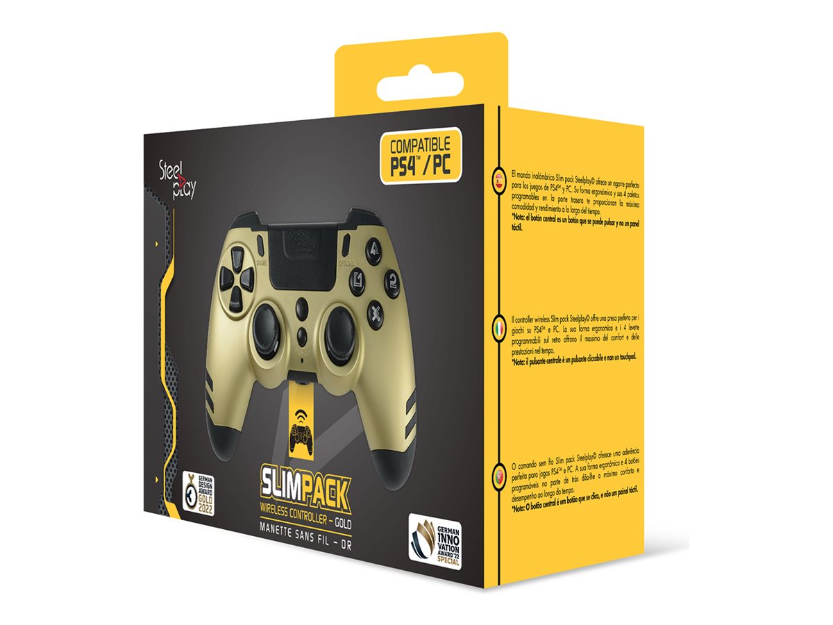 LEXIP X STEELPLAY Slim Pack Wireless Controller Gold Multi (P)