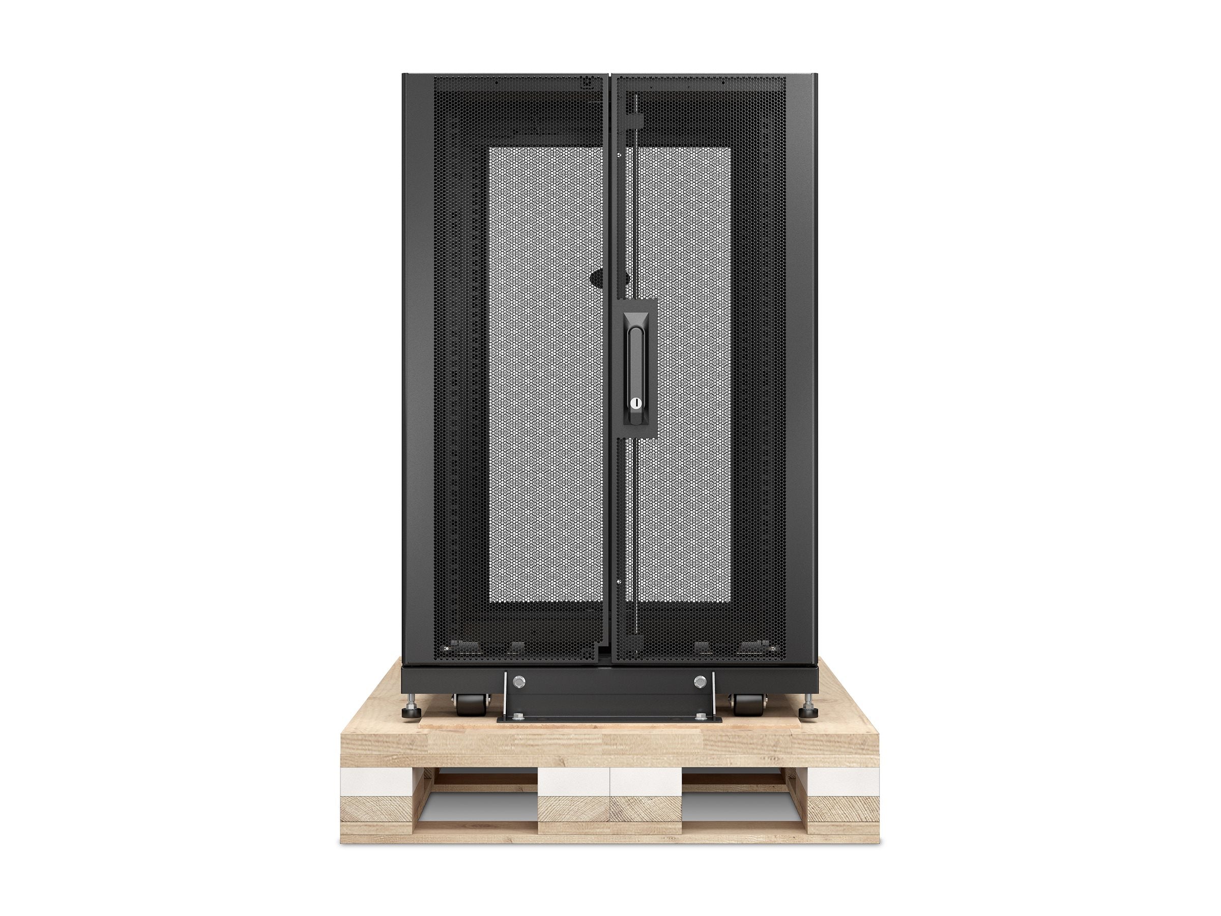 APC NetShelter SX 18U Server Rack Enclosure 600mm x 1070mm w/ Sides Black Shock Packaging