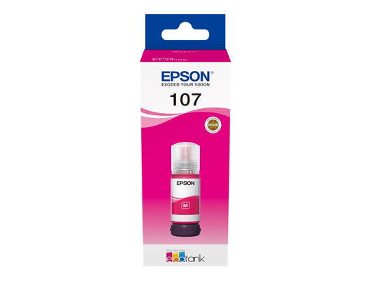 EPSON 1LB 107 EcoTank Magenta Ink Bottle