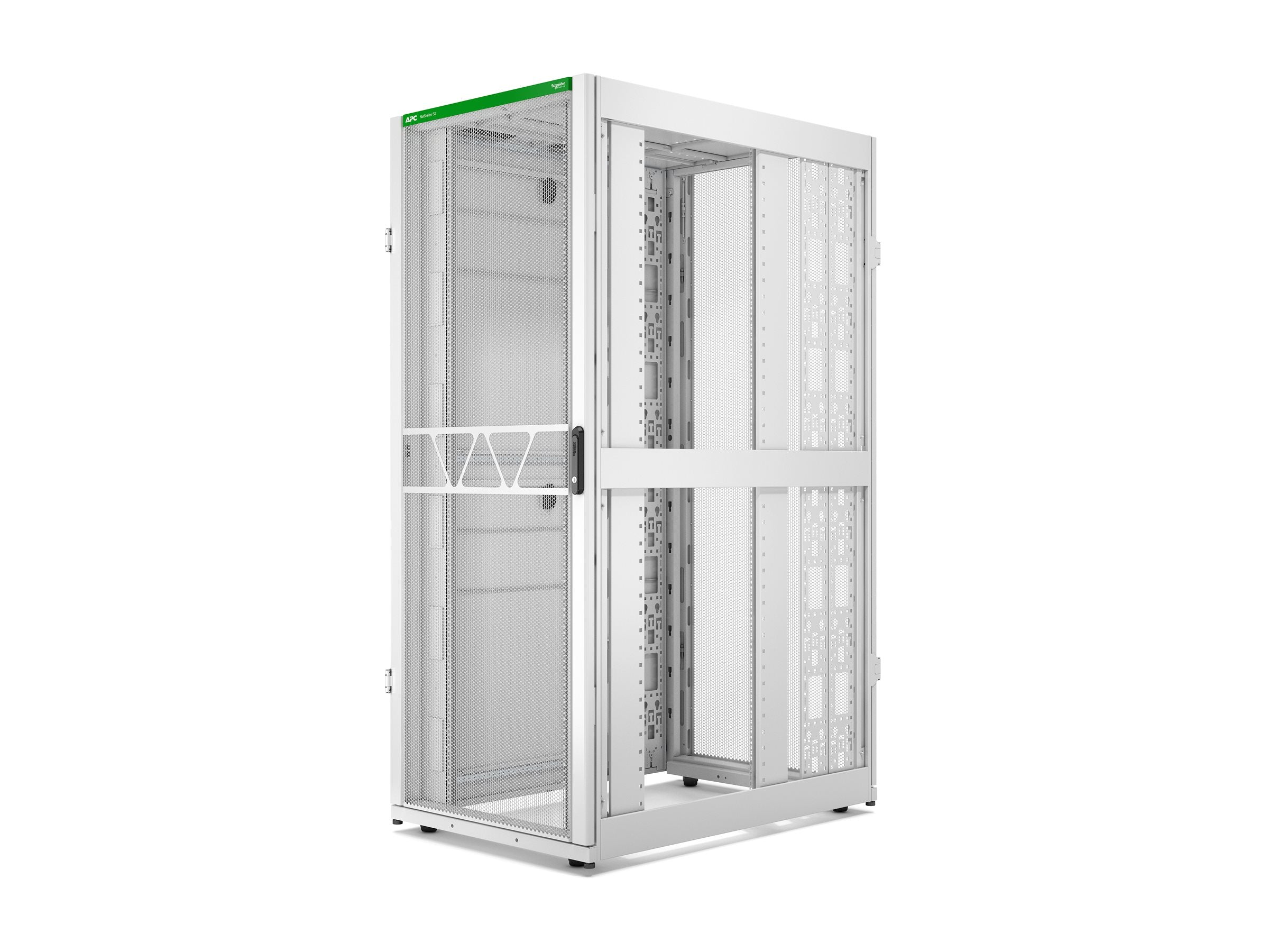 APC NetShelter SX Gen 2 Rack cabinet 1991H x 800W x 1200D mm with sides floor-standing white 42U 19 TAA Compliant