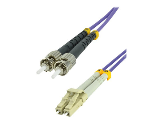 MCL ST/LC Multimode duplex 50/125 OM4 optical fiber - 20m