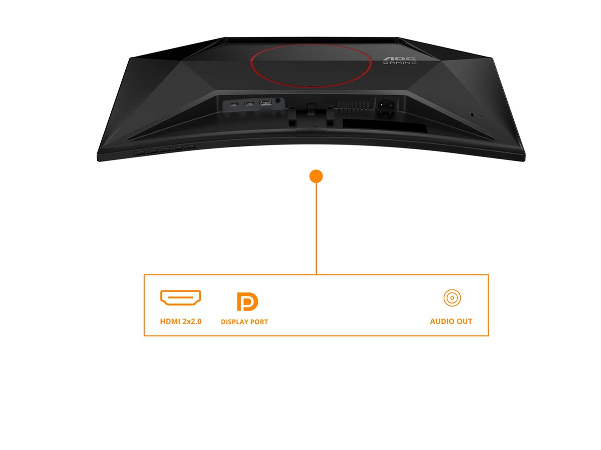 AOC C27G42E 27p Curved Fast VA 180Hz 1ms 300cd/m2 HDMI 2.0x2 DP1.4 Speakers