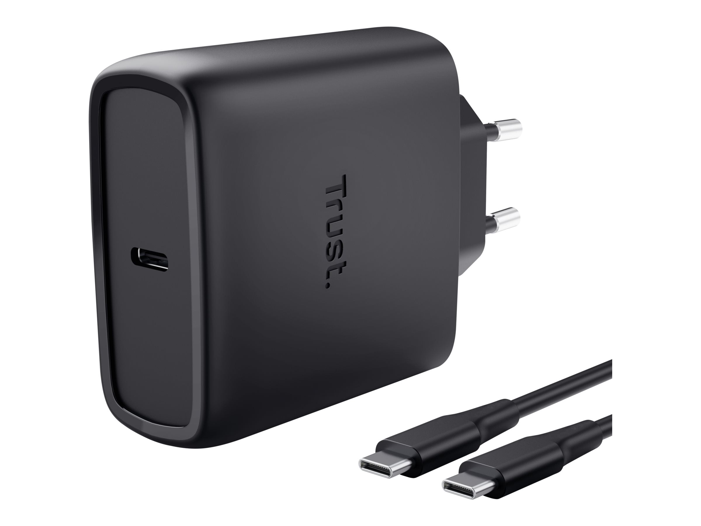 TRUST Chargeur GaN USB-C 65W Noir EU MAXO