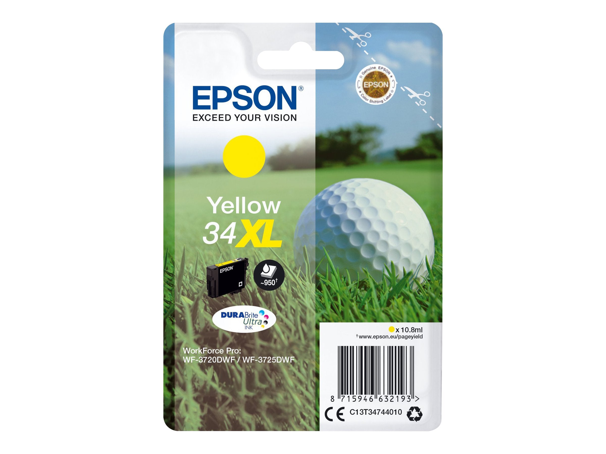 Ink/34XL Golf Ball 10.8ml YL