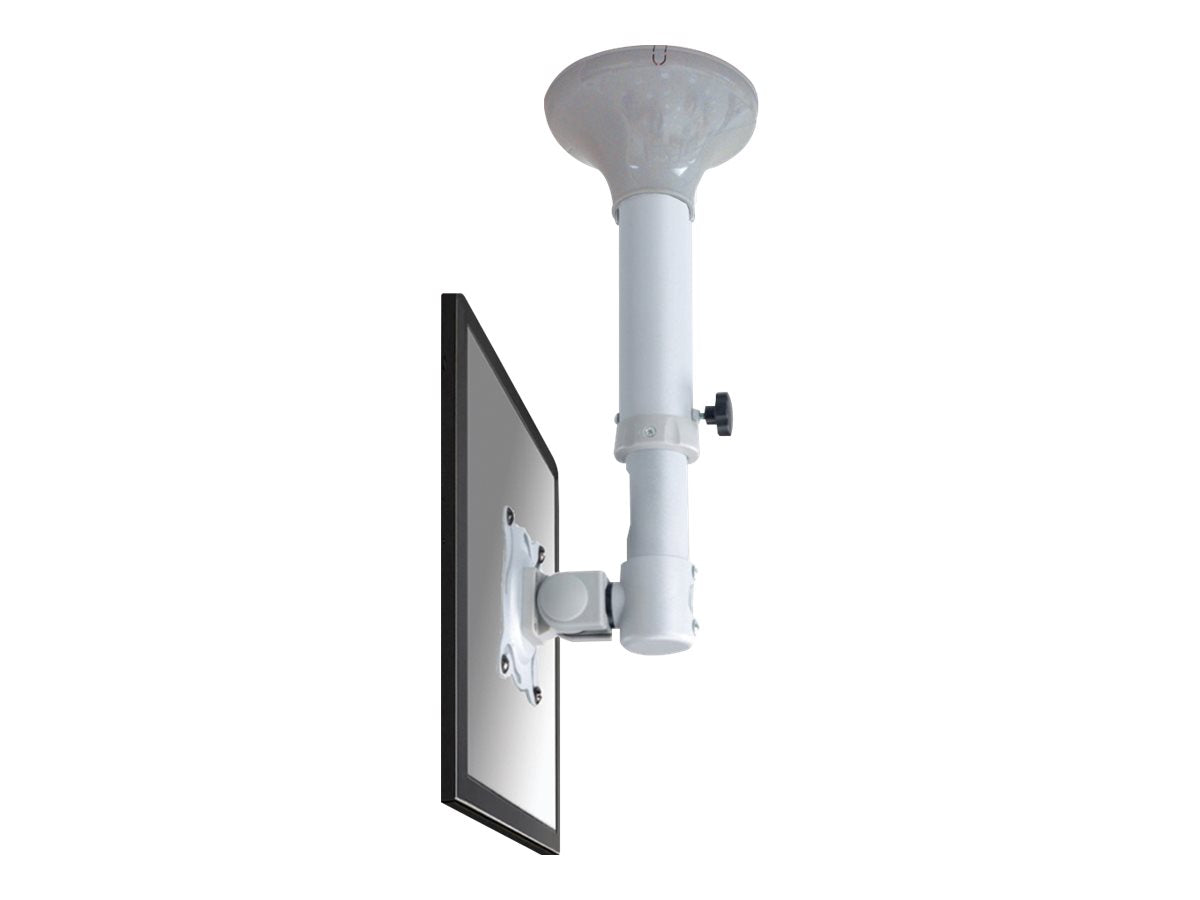 NEOMOUNTS FPMA-C025SILVER Support de plafond pour écran de 10-30p - h 37-47 cm - inclinable