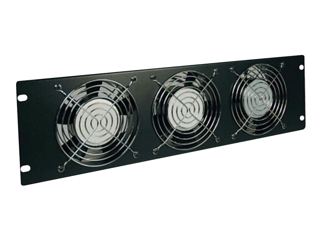 EATON TRIPPLITE Rack Enclosure Server Cabinet Fan Panel Airflow Management 230V 3URM Rack fan tray AC 230V Black 3U