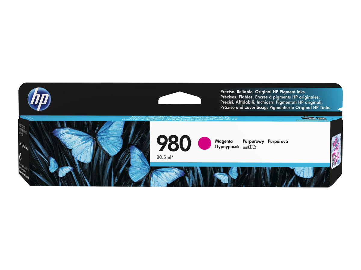 HP 980A original Ink cartridge D8J08A magenta standard capacity 80.5ml 6.600 pages 1-pack Office jet Enterprise