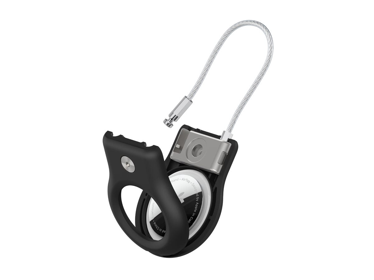 BELKIN Secure Holder with Wire Cable for Airtag Black