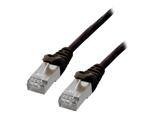 MCL-SAMA Cordon de brassage RJ45 CAT 6 F/UTP CAT 6 F/UTP Patch cable - 3m Black    (P)