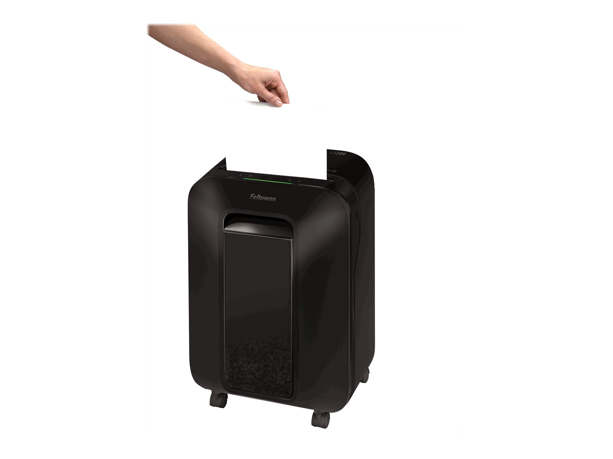 FELLOWES Powershred LX200 Black Shredder Mini Cut 230V EU