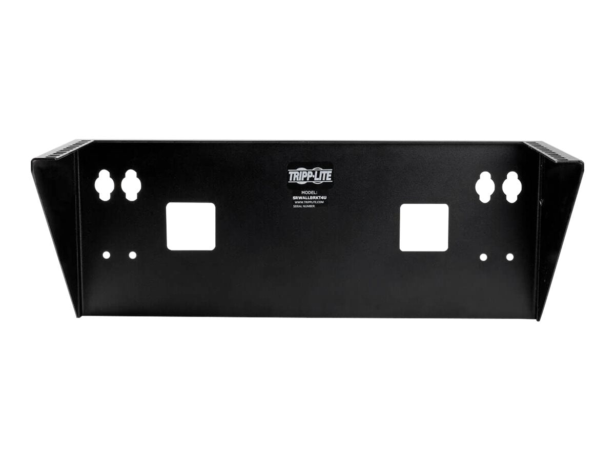 EATON TRIPPLITE Wallmount Rack 4U Vertical Rack Bracket 175lb Capacity Mounting bracket wall mountable Black 4U 19