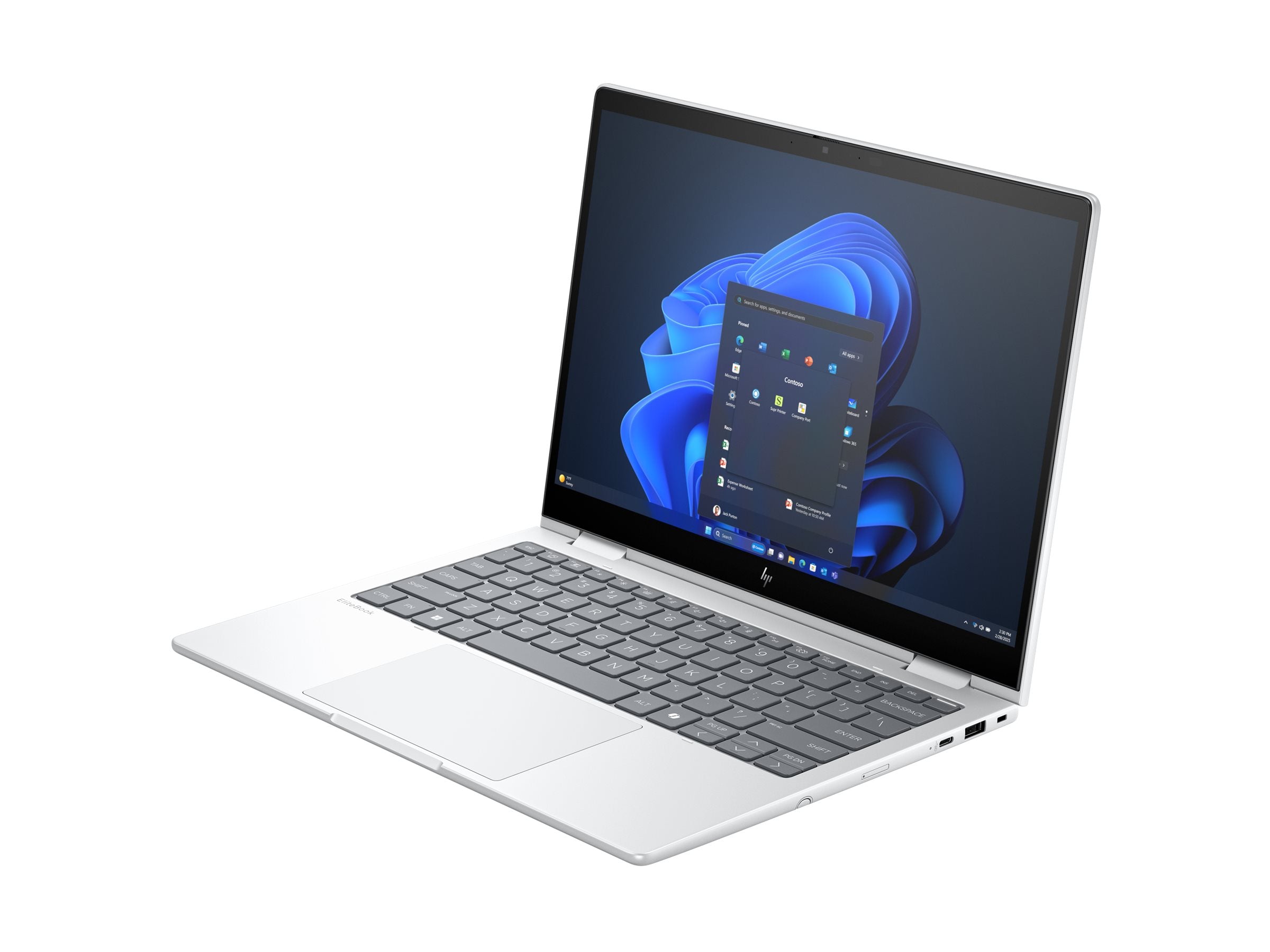 HP EliteBook 8 G1i Flip IA Nouvelle génération Intel Core Ultra 5 225U 13.3p WUXGA 16Go 512Go SSD UMA W11P Copilot + PC 3/3/0