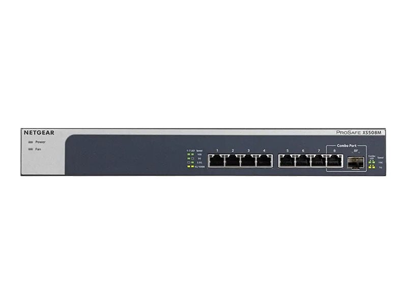 NETGEAR COMMUTATEUR NON GÉRÉ ETHERNET 8PT 10G/MG XS508M