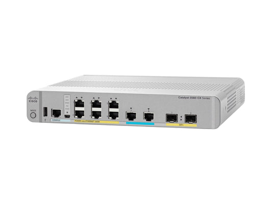CISCO Switch Cat 3560-CX 2x mGig 6x1G PoE IP Base REMANUFACTURED